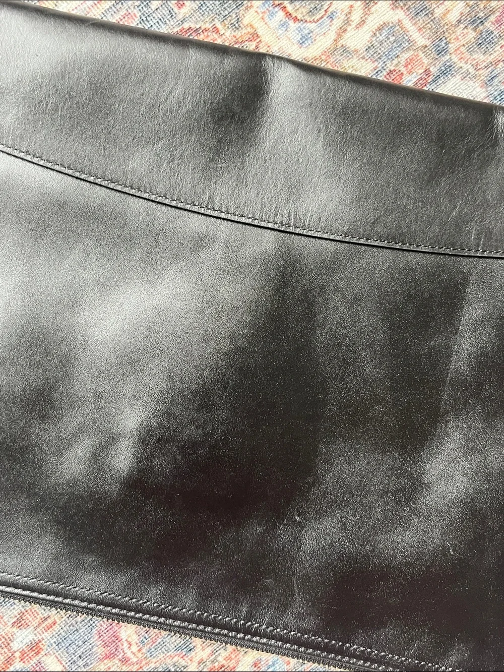 Levenger NEW! Black Leather Document Sleeve - Professional Portfolio; Laptop